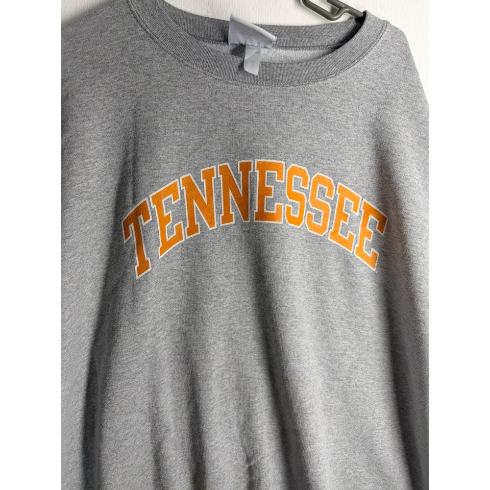 Champion Tennessee Volunteers Sweatshirt Mens 2XL Gray Orange NCAA Pullover